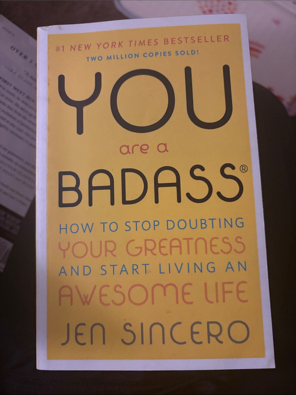 You Are a Badass Motivational Book